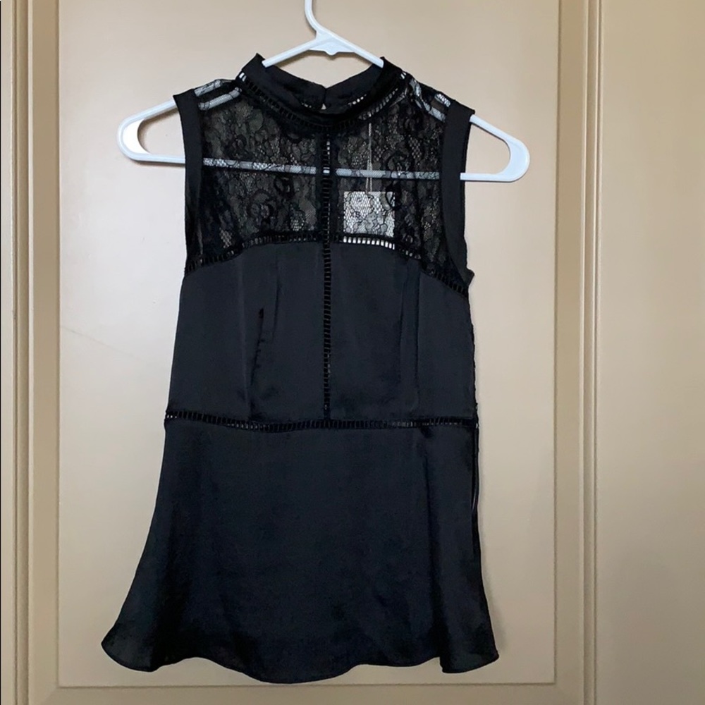 Sexy but elegant black lace top